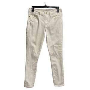 Frame Le Skinny De Jeanne‎ Crop Women’s Jeans size 30 White